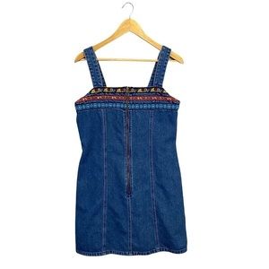 SANTA BARBARA | VINTAGE 90’s Ladies Mini Blue Denim Jean Dress​​